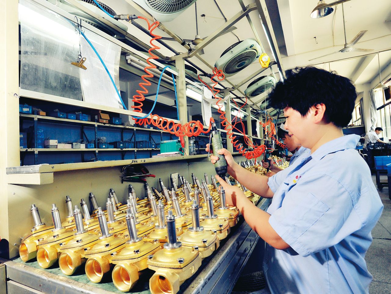 Component assembly stations