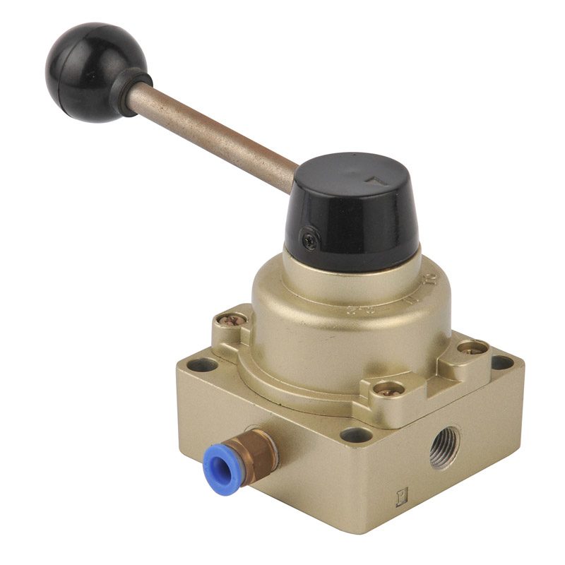 Hand lever mechanical valve